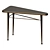 Italian Brass Mid Century Table 3D model small image 1
