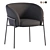 Parla Rimo Chair in Leather 3D model small image 9