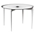 Mid-Century Teak Folding Side Table 3D model small image 2