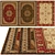 Elegant Ivory Floral Area Rug 3D model small image 1