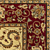Elegant Ivory Floral Area Rug 3D model small image 2