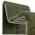 Zurich Occasional Chair in Grey 3D model small image 5