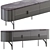 Serra Console: Metal & Marble 3D model small image 2