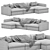 Luxury Botero Sofa by Casamilano 3D model small image 4