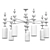 Elegant Odeon Light Bizet Chandelier 3D model small image 3