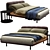 Italian Design Pixel Air Bed 3D model small image 2