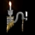Baccarat Crystal Wall Sconce 3D model small image 3