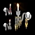Baccarat Crystal Wall Sconce 3D model small image 8