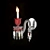 Baccarat Crystal Wall Sconce 3D model small image 12