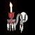Baccarat Crystal Wall Sconce 3D model small image 15