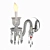 Baccarat Crystal Wall Sconce 3D model small image 25