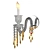 Baccarat Crystal Wall Sconce 3D model small image 30