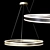 Indigo Galass Pendant Light Set 3D model small image 1