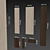 Premium Wood Cabinet Doors Set 3D model small image 2