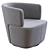 Modern Lounge Chair by WalterKnoll 3D model small image 1
