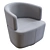 Modern Lounge Chair by WalterKnoll 3D model small image 6