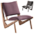 Sleek Boomerang Chair 2015 Edition 3D model small image 1