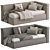 Modern Style Sofa-Bed 281 3D model small image 1