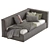 Modern Style Sofa-Bed 281 3D model small image 4