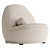 Modern Armchair Terri Collection suitable for any home 3D model small image 1