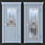 Stained Glass Door Set 3D model small image 3