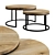  Modern Oval Coffee Table Inspiration 3D model small image 1