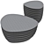 Modern Detroit Coffee Table Design 3D model small image 4
