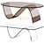 Modern Alissa Coffee Table 3D model small image 1
