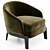 Modern Chelsea Armchair in Corona 3D model small image 3