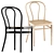 Thonet 218 Chair: Modern Elegance 3D model small image 1