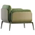 Sleek Brooklyn Armchair Design 3D model small image 3