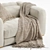 Natural One Seater Corner Sofa 3D model small image 4