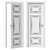 ProfilDoors Interior Door U Series 3D model small image 2