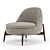 Modern Minotti Sendai Armchair 3D model small image 2