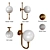 Mezzo Collection Roy Wall Lamp 3D model small image 3