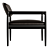 Elegant Minotti Yoko Armchair 3D model small image 5