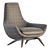 Elegant ERMES Velvet Armchair 3D model small image 6