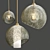 Stylish Tokyo Ceiling Light Fixture 3D model small image 2