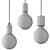 Stylish Pendant Trio Collection 3D model small image 2