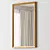  Thick Frame Metal Rectangle Wall Mirrors 3D model small image 2