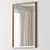  Thick Frame Metal Rectangle Wall Mirrors 3D model small image 3