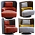Modern Italian Zanotta Campiello Design 3D model small image 3