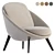 Modern Design LIDO Armchair Minotti 3D model small image 1