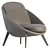 Modern Design LIDO Armchair Minotti 3D model small image 6