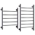 Water Towel Warmer Energy Breeze 3D model small image 3