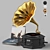 Vintage Phonograph 3D Model 3D model small image 1