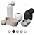 Bulb Collection Vases Model 395 3D model small image 2