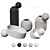 Bulb Collection Vases Model 395 3D model small image 3