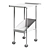 Modern Black Metal Bar Cart 3D model small image 2
