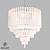Elegant MILOSH TENDENCE Chandelier 3D model small image 1